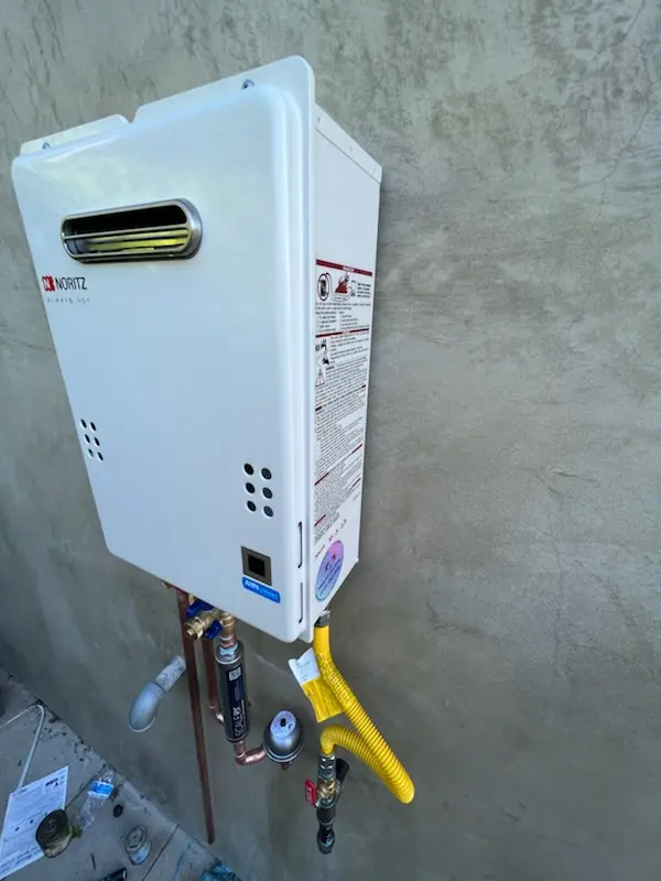 Tankless water heater installation for Saco homes