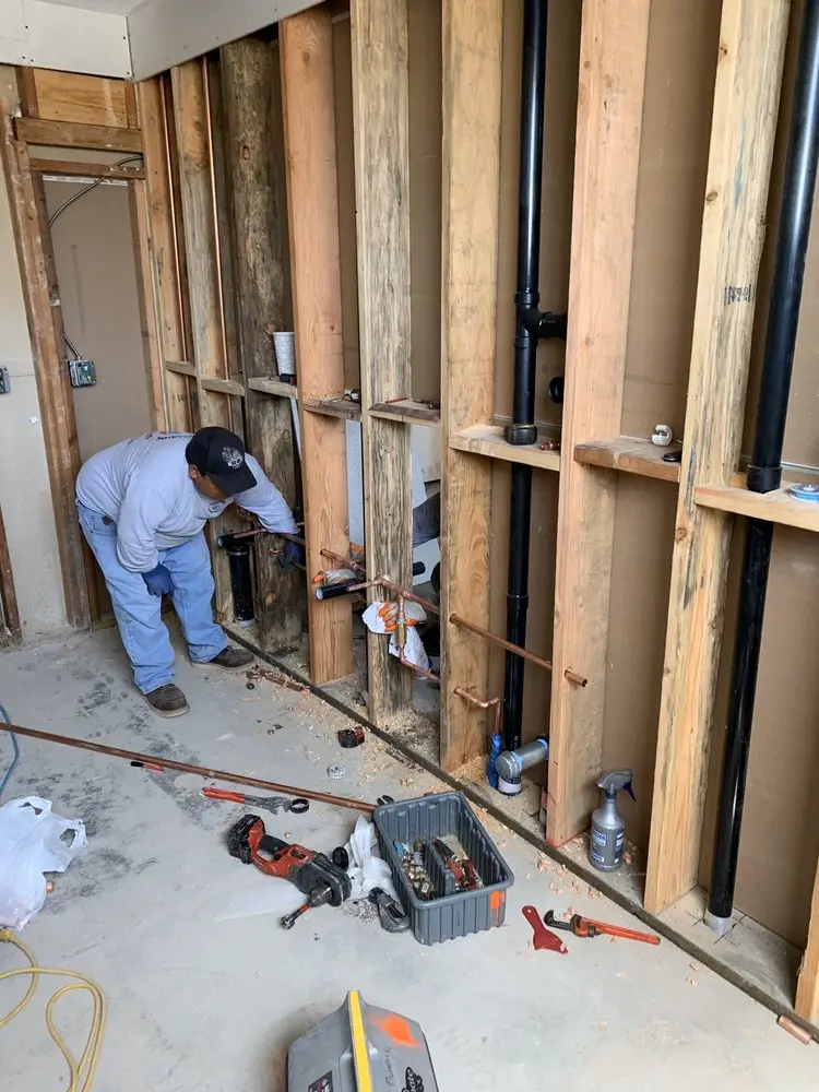 Commercial rough-in plumbing for Commercial Plumbing in Saco